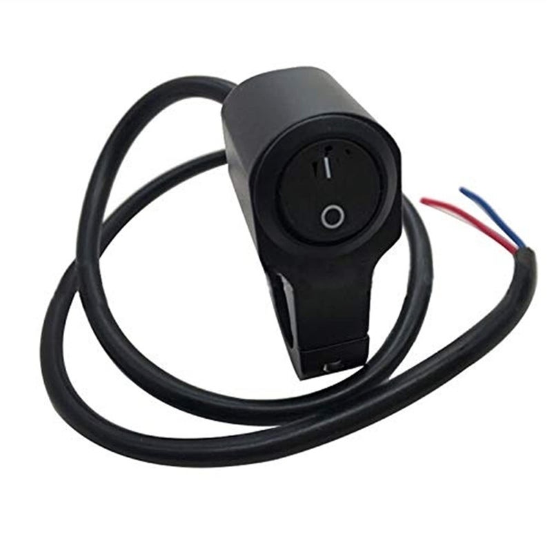 RAYANA 12V 7/8" Motorcycle Handlebar Switch for 22mm(23mm) Handle bar Light Switch for Spotlight Headlight Interrupteur Moto Aluminum Alloy - Image 1